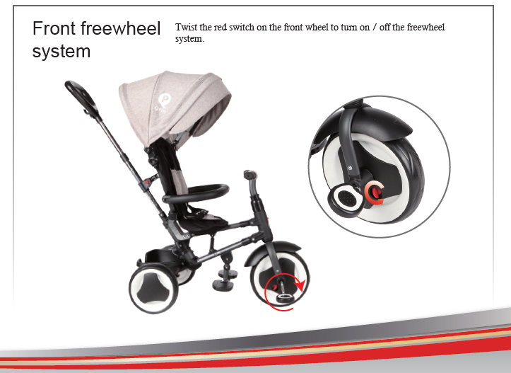 Tricycle évolutif pour enfants - Rito Star - QPlay