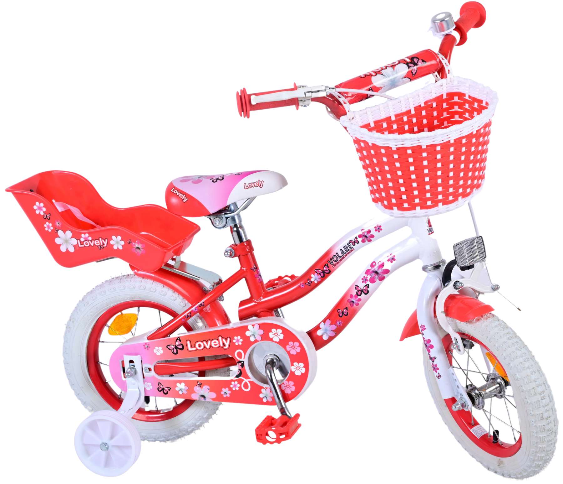 Vélo Lovely Rose - 12 Pouces ( 2 ans / 4 ans ) vélo pour enfant fille -  Veloenfant