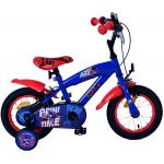 Sonic Prime Vélo enfant - Garçons - 12 pouces - Bleu Rouge - Freins à deux mains