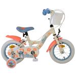 Vélo enfant Disney Stitch - Filles - 12 pouces - deux freins à main - Bleu corail crème