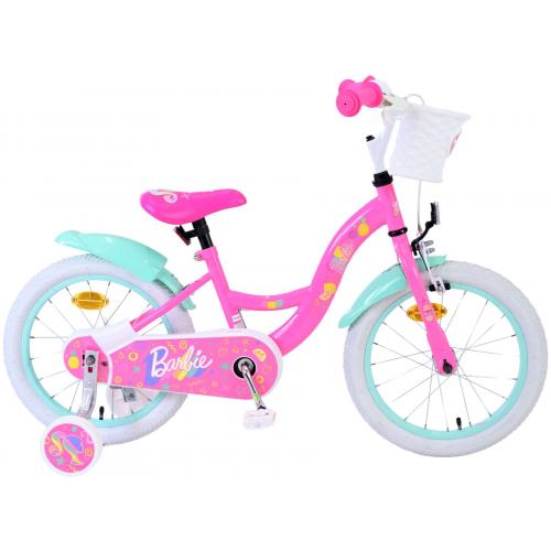 Vélo enfant Barbie - Filles - 16 pouces - Rose
