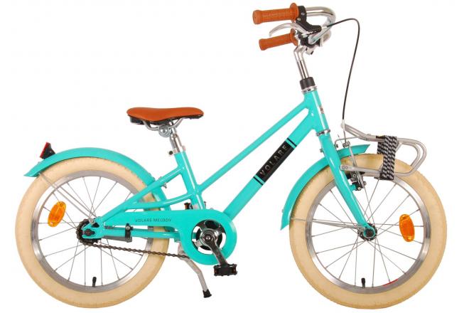 Vélo pour enfants Volare Melody - Filles - 16 pouces - turquoise - Prime Collection