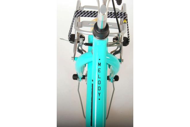 Vélo pour enfants Volare Melody - Filles - 16 pouces - turquoise - Prime Collection