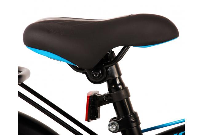 Volare Thombike Vélo pour enfants - Garçons - 16 pouces - Noir Bleu - Freins à deux mains