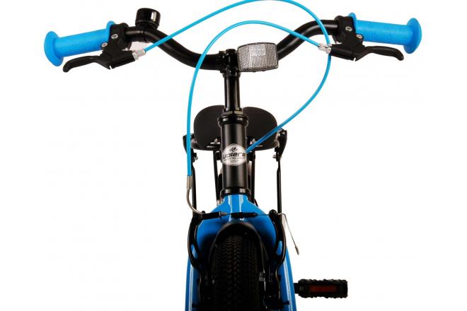 Volare Thombike Vélo pour enfants - Garçons - 18 pouces - Noir Bleu - Freins à deux mains