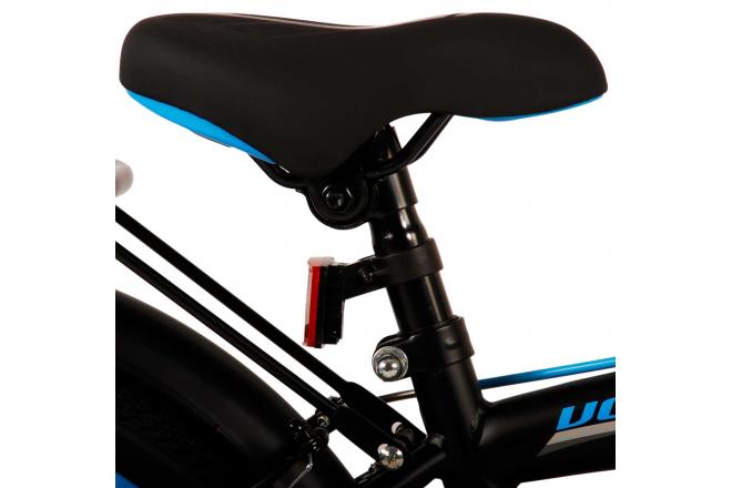 Volare Thombike Vélo pour enfants - Garçons - 18 pouces - Noir Bleu - Freins à deux mains