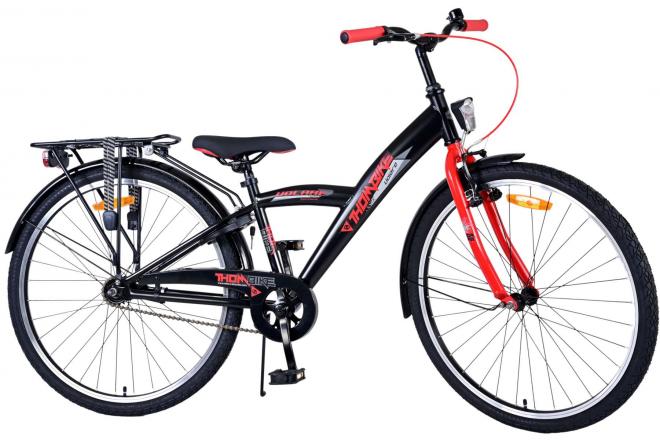 Vélo pour enfants Volare Thombike - Garçons - 26 pouces - Noir Rouge