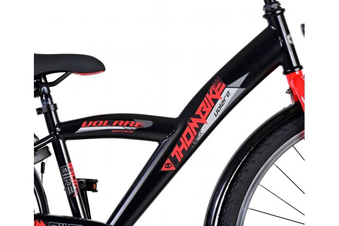 Vélo pour enfants Volare Thombike - Garçons - 26 pouces - Noir Rouge