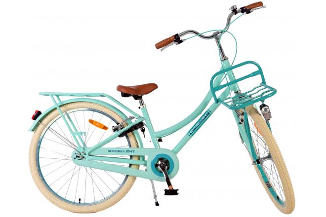 Volare Excellent Vélo pour enfants - Filles - 24 pouces - Vert - Deux freins à main