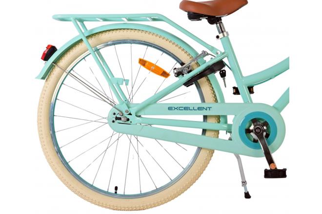 Volare Excellent Vélo pour enfants - Filles - 24 pouces - Vert - Deux freins à main