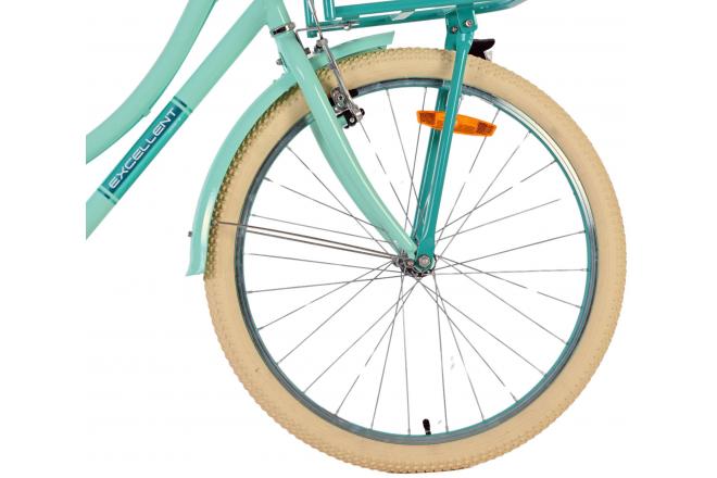 Volare Excellent Vélo pour enfants - Filles - 24 pouces - Vert - Deux freins à main