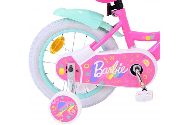 Vélo enfant Barbie - Filles - 14 pouces - Rose