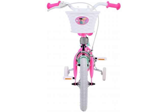 Vélo enfant Barbie - Filles - 14 pouces - Rose