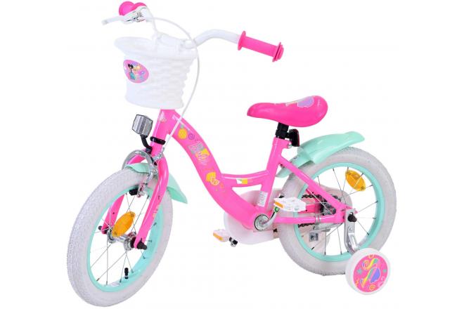 Vélo enfant Barbie - Filles - 14 pouces - Rose