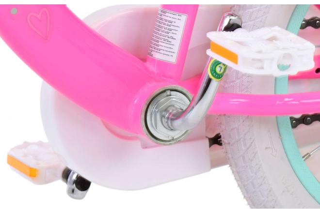 Vélo enfant Barbie - Filles - 14 pouces - Rose