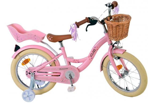 VéVélo enfant Volare Blossom - Filles - 16 pouces - Rose