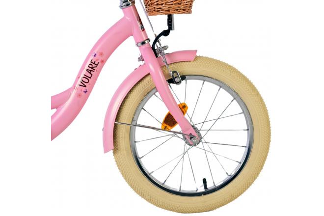 VéVélo enfant Volare Blossom - Filles - 16 pouces - Rose