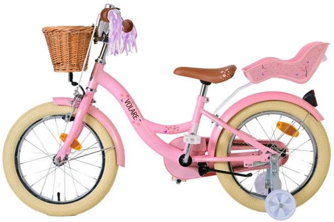 VéVélo enfant Volare Blossom - Filles - 16 pouces - Rose