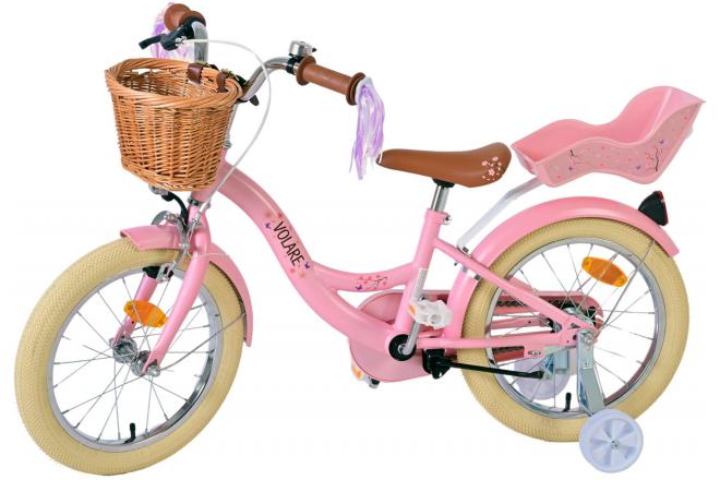 VéVélo enfant Volare Blossom - Filles - 16 pouces - Rose