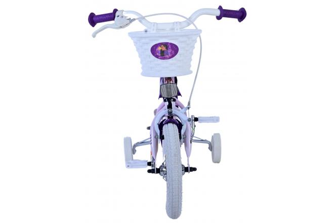 Vélo enfant Disney Wish - Filles - 12 pouces - Violet