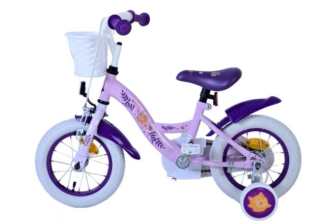 Vélo enfant Disney Wish - Filles - 12 pouces - Violet