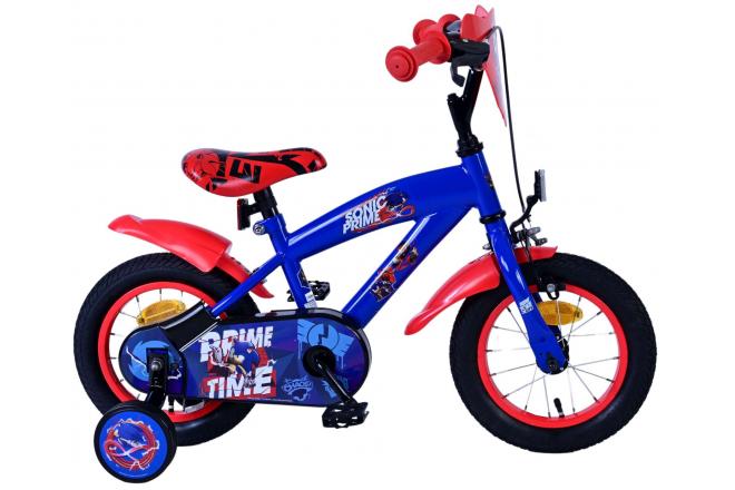 Vélo enfant Sonic Prime - Garçons - 12 pouces - Bleu Rouge