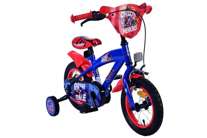 Vélo enfant Sonic Prime - Garçons - 12 pouces - Bleu Rouge