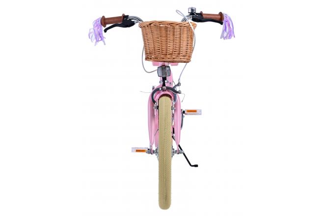 Volare Blossom Vélo enfant - Filles - 18 pouces - Rose - Freins à deux mains