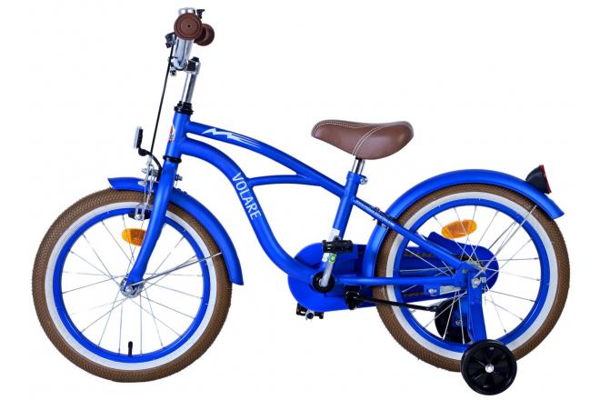 Volare Blue Cruiser Vélo enfant - garçon - 16 pouces - Bleu