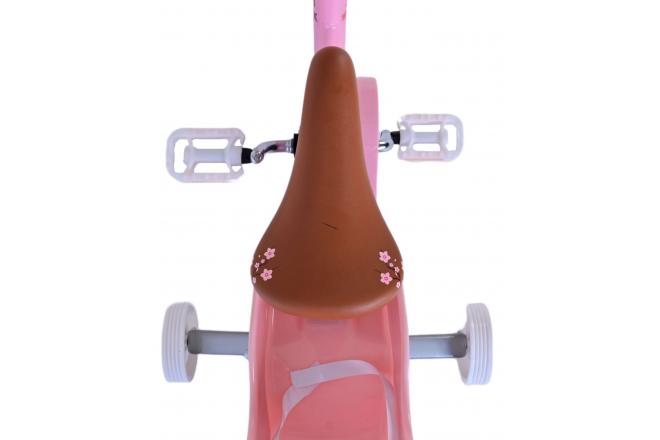 Vélo enfant Volare Blossom - Filles - 12 pouces - Rose