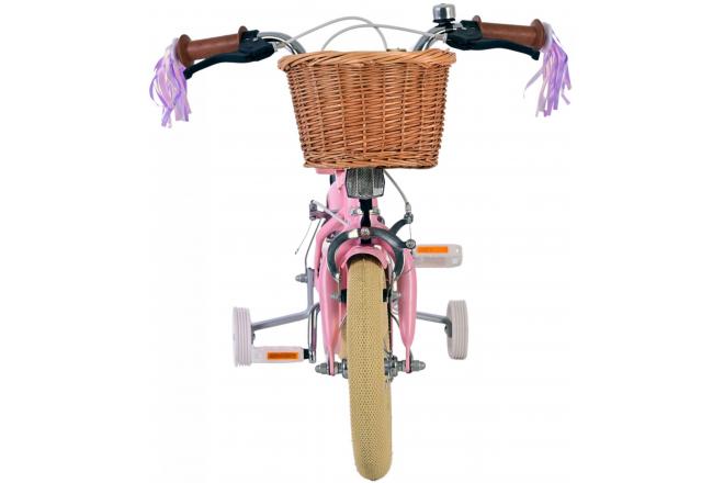 Volare Blossom Vélo enfant - Filles - 12 pouces - Rose - Freins à deux mains