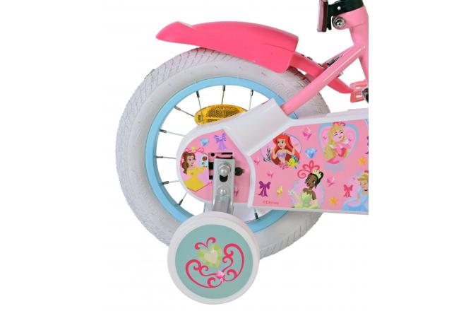 Vélo enfant Disney Princesse - Filles - 12 pouces - Rose