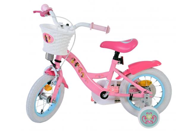 Vélo enfant Disney Princesse - Filles - 12 pouces - Rose