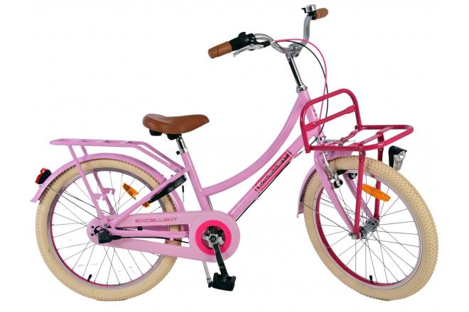 Volare Excellent Vélo enfant - Filles - 20 pouces - Rose - 3 vitesses