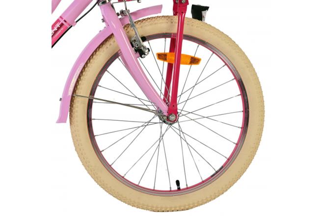 Volare Excellent Vélo enfant - Filles - 20 pouces - Rose - 3 vitesses