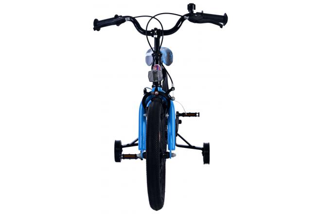 Volare Sportivo Vélo enfant - Garçons - 16 pouces - Bleu Noir - Freins à deux mains