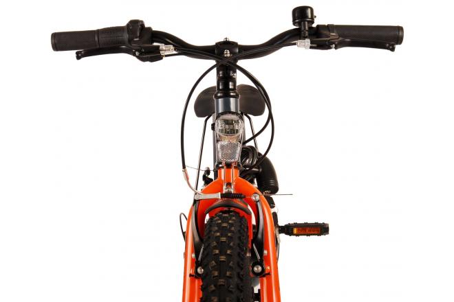 Volare Rocky Kinderfiets - 20 inch - Grijs Oranje - 6 speed - Prime Collection