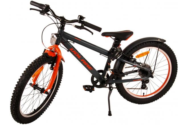 Volare Rocky Kinderfiets - 20 inch - Grijs Oranje - 6 speed - Prime Collection