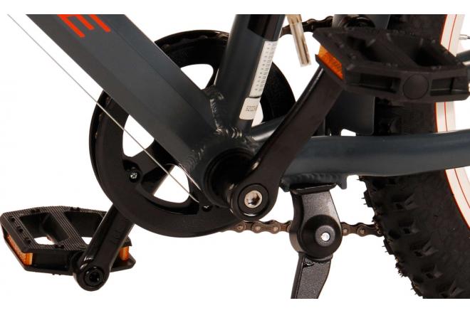 Volare Rocky Kinderfiets - 20 inch - Grijs Oranje - 6 speed - Prime Collection