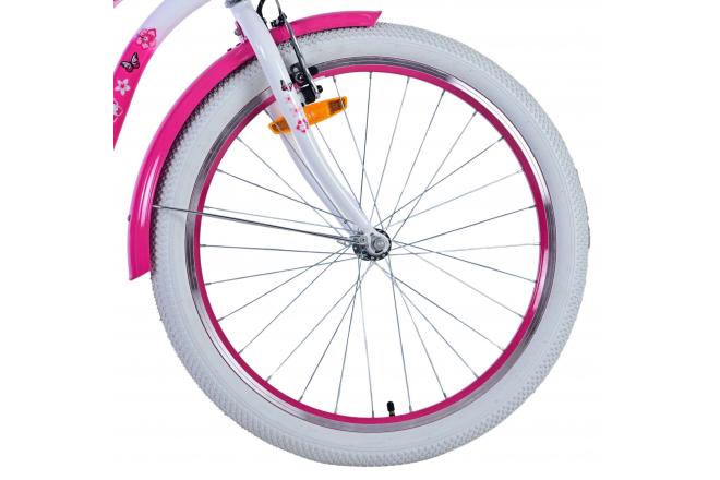 Vélo enfant Volare Lovely - Filles - 24 pouces - Rose