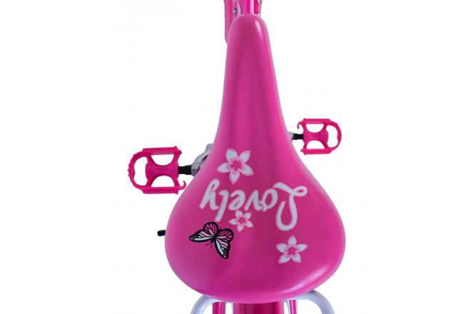 Vélo enfant Volare Lovely - Filles - 24 pouces - Rose