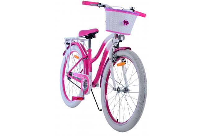 Vélo enfant Volare Lovely - Filles - 24 pouces - Rose