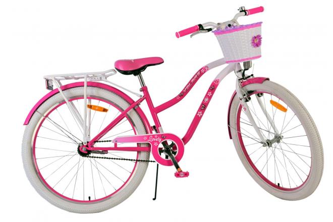 Vélo enfant Volare Lovely - Filles - 26 pouces - Rose