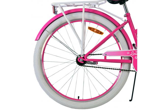 Vélo enfant Volare Lovely - Filles - 26 pouces - Rose