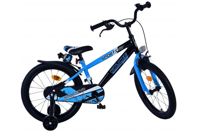 Volare Sportivo Vélo enfant - Garçons - 18 pouces - Bleu Noir