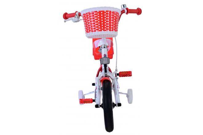 Vélo d'enfant Volare Lovely - Filles - 12 pouces - Rouge