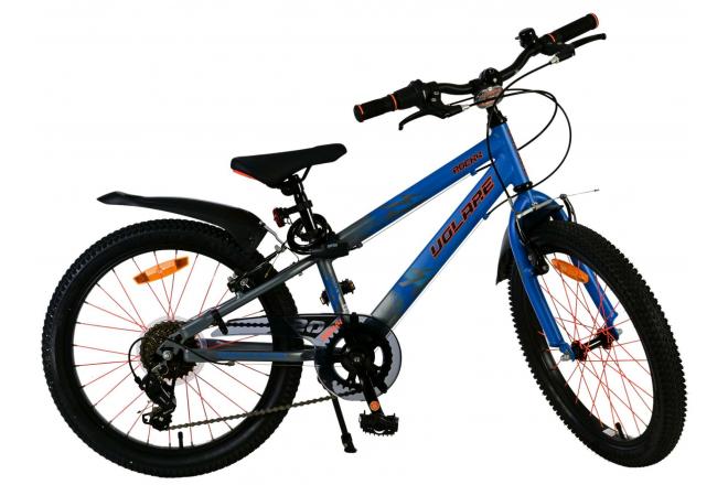 Vélo enfant Volare Rocky - 20 pouces - 7 vitesses - Bleu