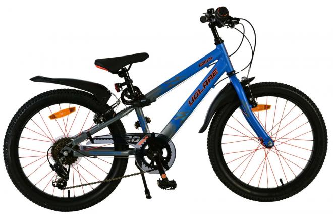 Vélo enfant Volare Rocky - 20 pouces - 7 vitesses - Bleu