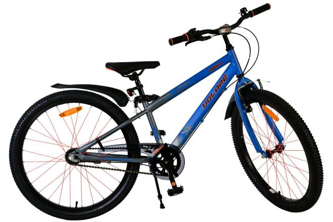 Vélo enfant Volare Rocky - 24 pouces - Bleu - Shimano Nexus 3 vitesses