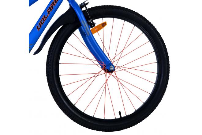 Vélo enfant Volare Rocky - garçon - 24 pouces - Bleu